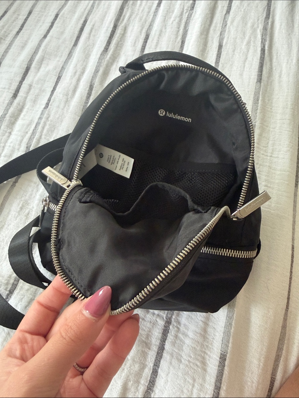 lululemon athletica Black Mini Convertible Backpack - Picture 3 of 6